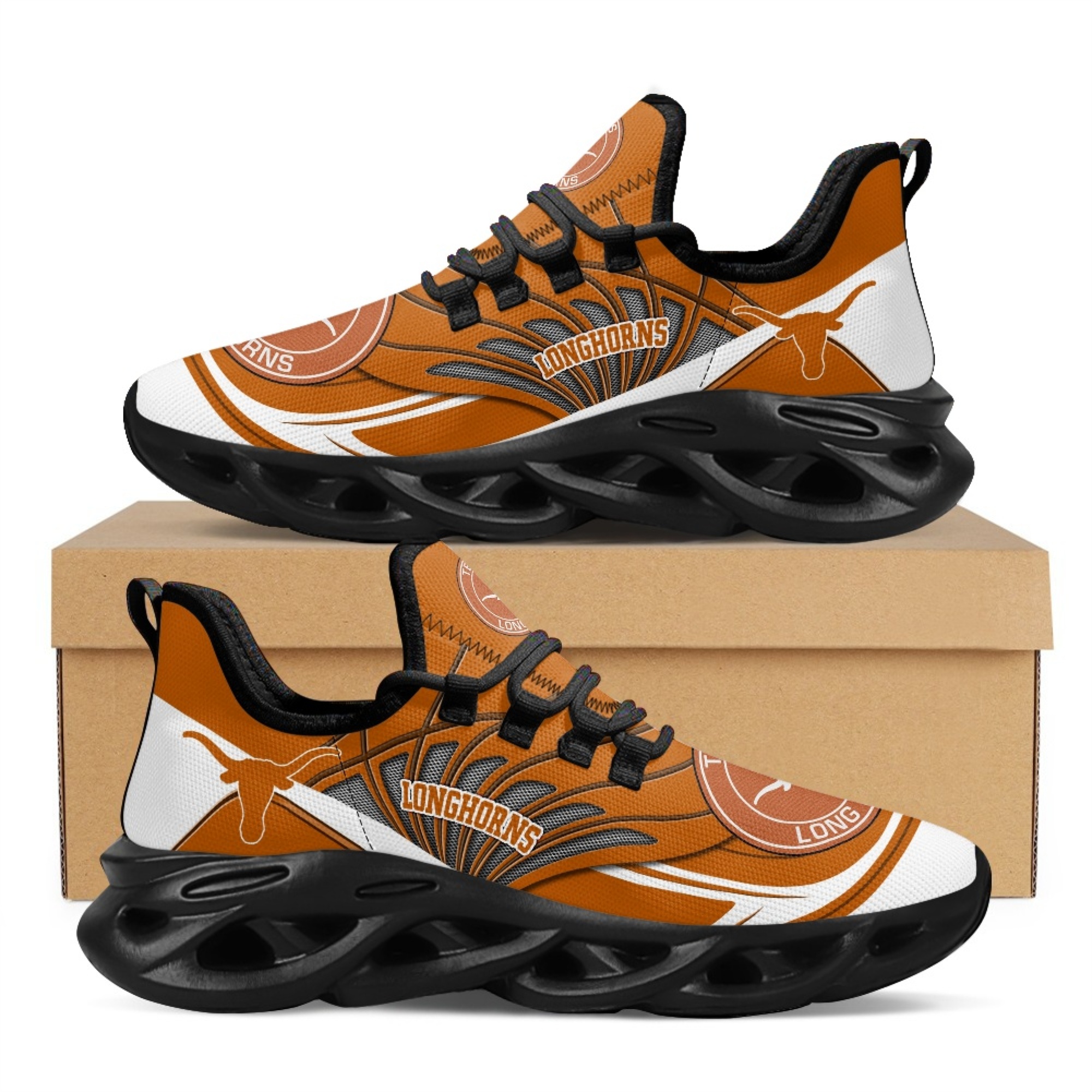 Women's Texas Longhorns Flex Control Sneakers 002